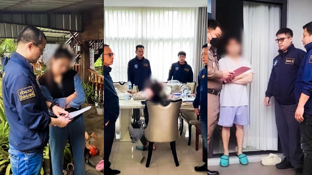 ฟอกเงินแก๊งคอลเซ็นเตอร์ 1,000 ล้าน อัปเดตทลายบริษัทคริปโต จับ 9 ราย