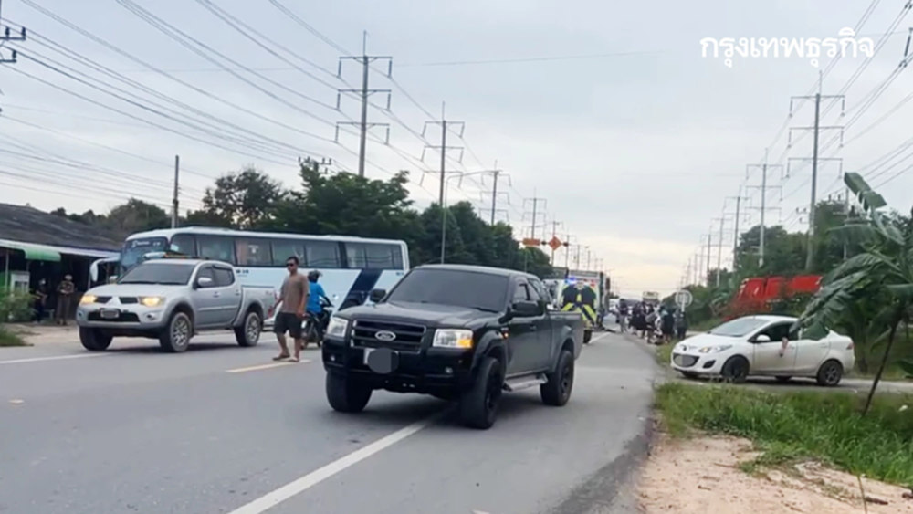 ด่วน อุบัติเหตุหมู่ ระยอง รถบัส ชน รถรับส่งนักเรียน ดับ 1 เจ็บอื้อ