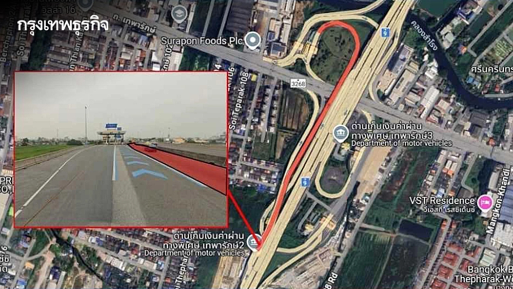 เช็กด่วน! กทพ. แจ้งปิดการจราจร ด่านฯ เทพารักษ์ 4 ทางลงบางพลี 18-20 ต.ค. 68