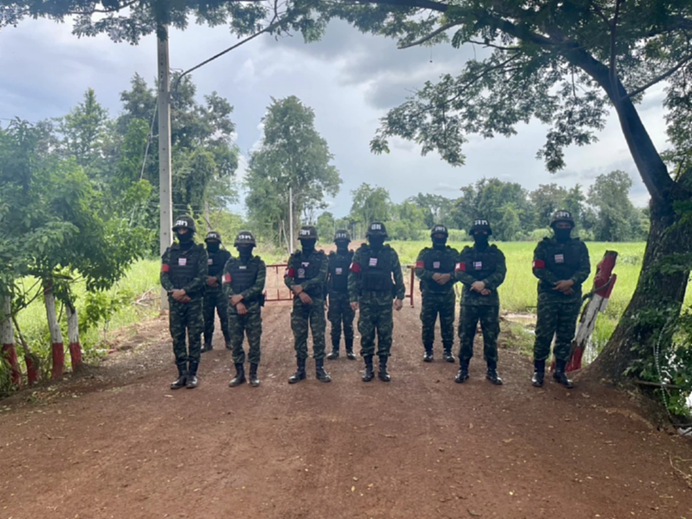 อัพเดทล่าสุด สถานการณ์บ้านหนองจาน-หนองหญ้าแก้ว ส่ง คฝ.1 กองร้อย ดูแล