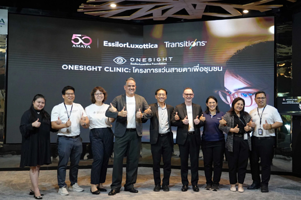 'อมตะ-เอสซีลอร์ลูซอตติกา' ร่วมเปิดโครงการ OneSight Clinic แว่นตาเพื่อชุมชน