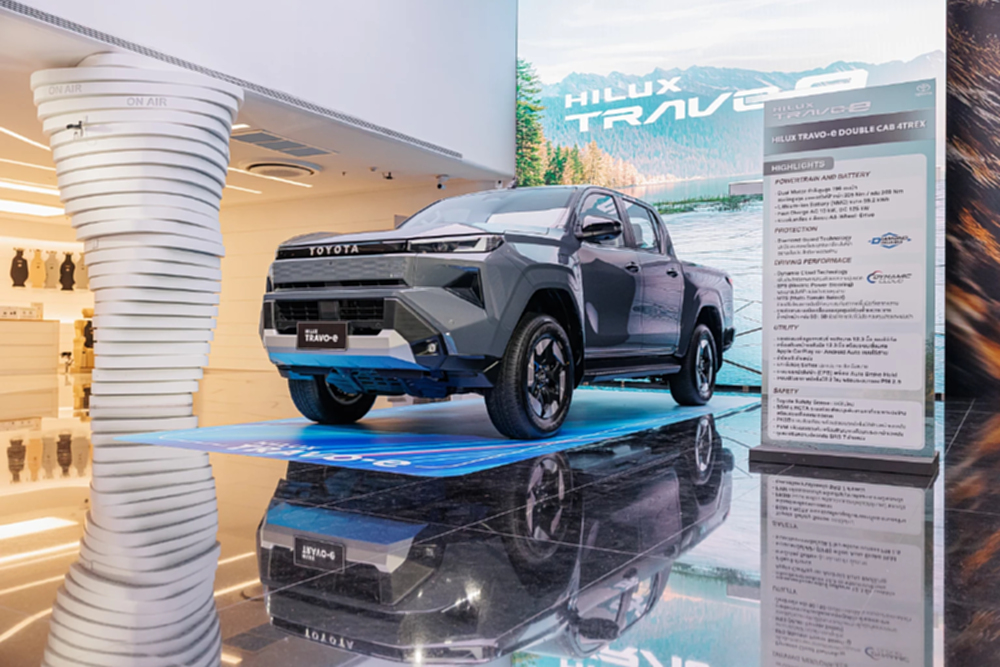 มาแล้ว ปิกอัพ อีวี โตโยต้า ‘HILUX TRAVO-e’ พร้อมส่งมอบธันวาคม