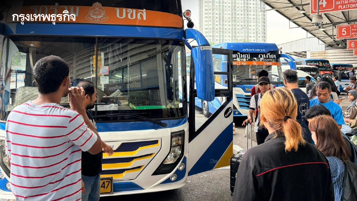 น้ำท่วมภาคใต้ เริ่มคลี่คลาย บขส. เปิดเดินรถตามปกติแล้ว 6 เส้นทาง