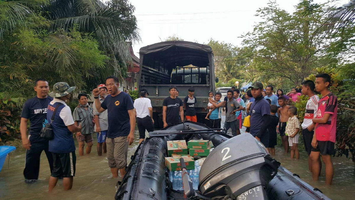 ทร.เตรียมกำลังพล-ยุทโธปกรณ์ พร้อมรับมือพายุ 'คัลแมกี' ช่วย ปชช.