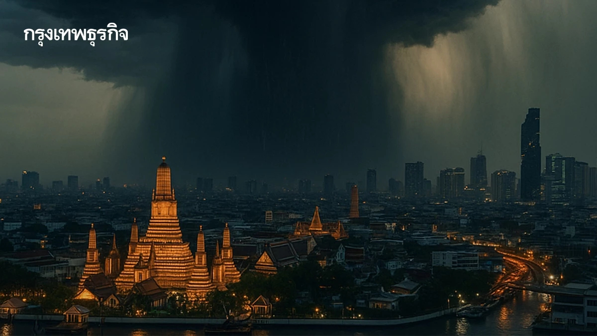 กทม. เตือน ชาวกรุง เตรียมรับมือ 'พายุคัลแมกี' ฝนเพิ่ม 7-9 พ.ย. 68