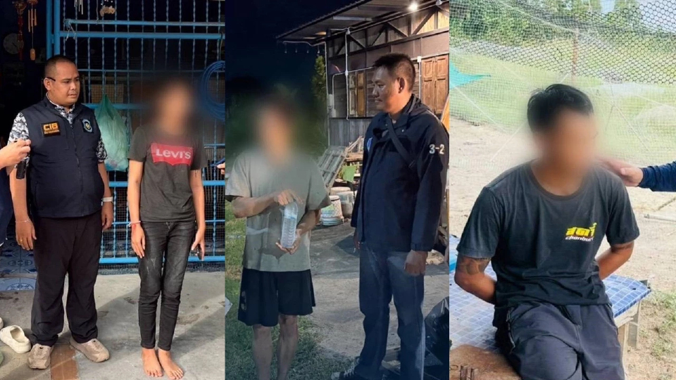 บุกจับ 18 ผู้ต้องหาหมายจับ พื้นที่ชลบุรี เอี่ยวหลอกโอนเงิน