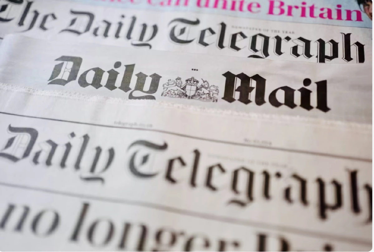 เจ้าของ ‘เดลีเมล’ บรรลุข้อตกลง 650 ล้านดอลลาร์ ซื้อ ‘เดอะเทเลกราฟ’