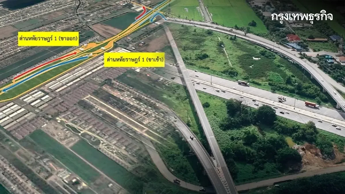 กทพ. เปิดคืบหน้า 'ทางด่วนจตุโชติ - ลำลูกกา' คาดเปิดบริการปี 71
