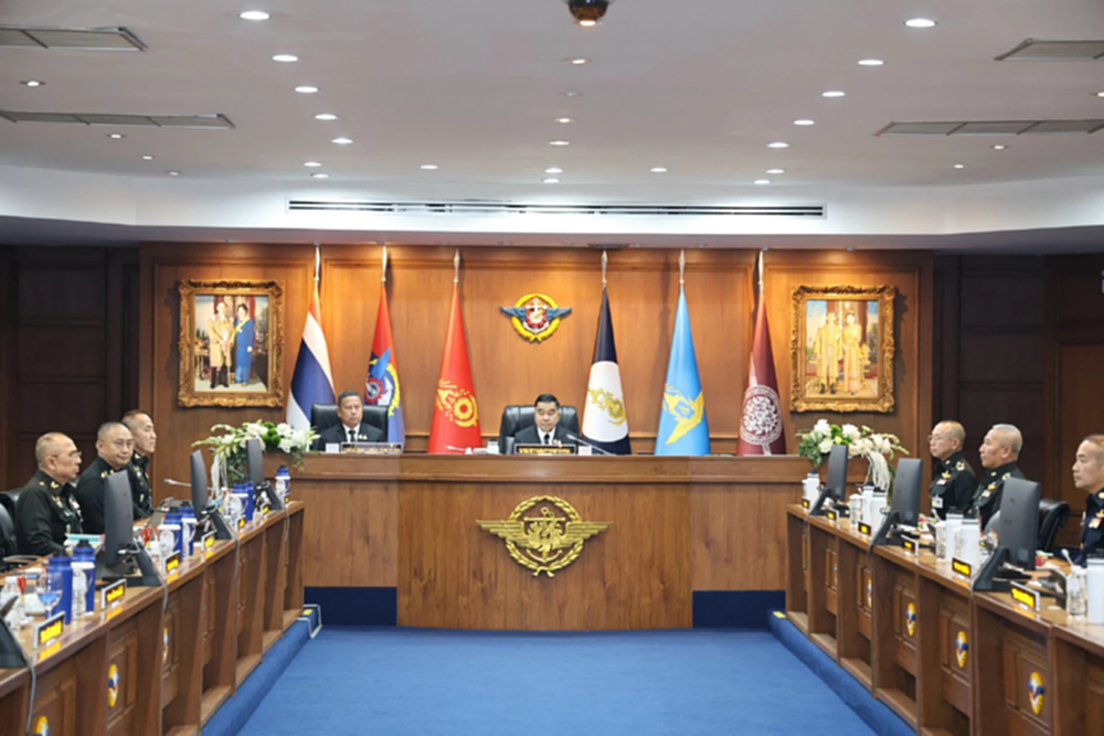 'พล.อ.ณัฐพล' ถก สภากลาโหม สั่ง กองทัพ ยกระดับสูงสุดป้องรุกล้ำอธิปไตย