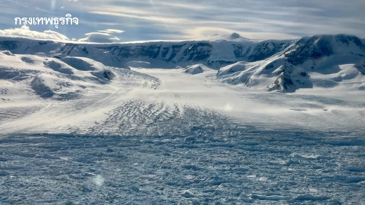 ธารน้ำแข็งในแอนตาร์กติกาหายไป 8 กม. ใน 2 เดือน ละลายเร็วทุบสถิติโลก