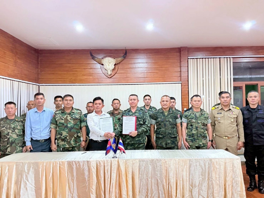 เปิดหนังสือไทย-กัมพูชา เห็นพ้องสร้างรั้วชายแดน จันทบุรี-ตราด