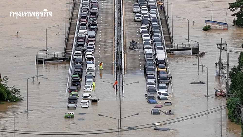 วิธีดูแลรถน้ำท่วม รถจมน้ำนาน ห้ามสตาร์ทรถ เสี่ยงเครื่องยนต์พัง