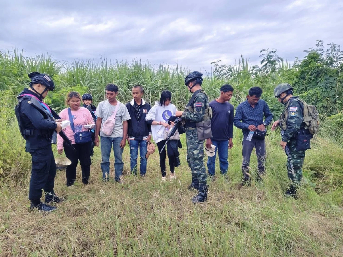 สกัดจับ 6 กัมพูชาลอบเข้าเมืองที่อรัญประเทศ ไม่มีงานทำหวนคืนไทย