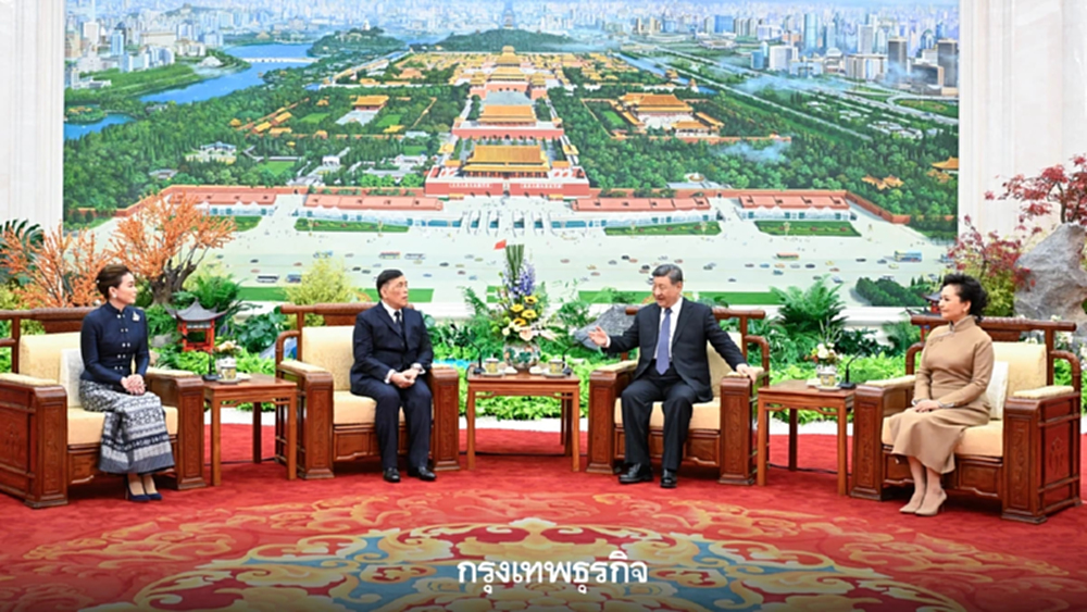 ‘สี จิ้นผิง’ เข้าเฝ้าพระบาทสมเด็จพระเจ้าอยู่หัว หนุนสร้างประชาคมจีน-ไทยที่มีอนาคตร่วมกัน