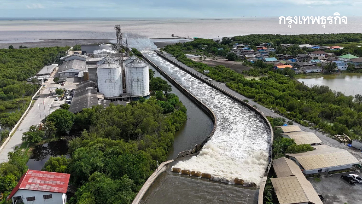 เขื่อนเจ้าพระยา ระบายน้ำ 2,880 ลบ.ม./วินาที น้ำเหนือลดต่อเนื่อง