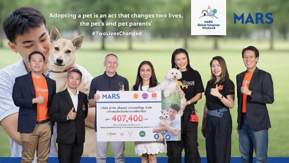 มาร์ส ประเทศไทย มอบอาหารสัตว์เลี้ยง 58,200 มื้อ พร้อมสานต่อโครงการ SWAP ปีที่ 5