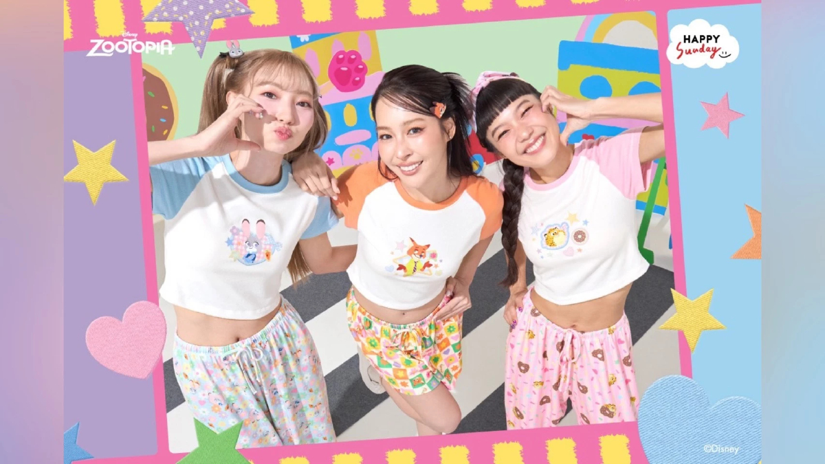 'HAPPY SUNDAY' จุดพลุความสุขส่งท้ายปี! เปิดตัวคอลเลกชันใหม่ 'Zootopia'