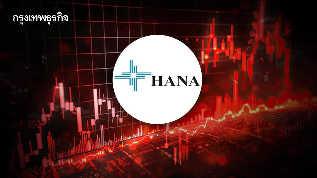 หุ้น HANA ดิ่ง 10.14% หลังงบ Q3/68 ต่ำคาดหนัก 85% เหตุธุรกิจ Power Master ฉุดผลงาน
