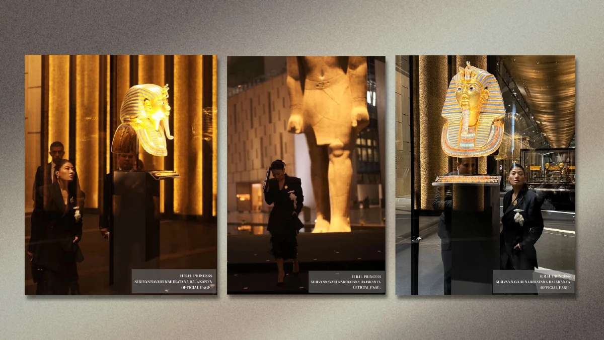 เจ้าฟ้าสิริวัณณวรีฯ ทอดพระเนตรพิพิธภัณฑ์อียิปต์แห่งใหม่ เป็นการส่วนพระองค์