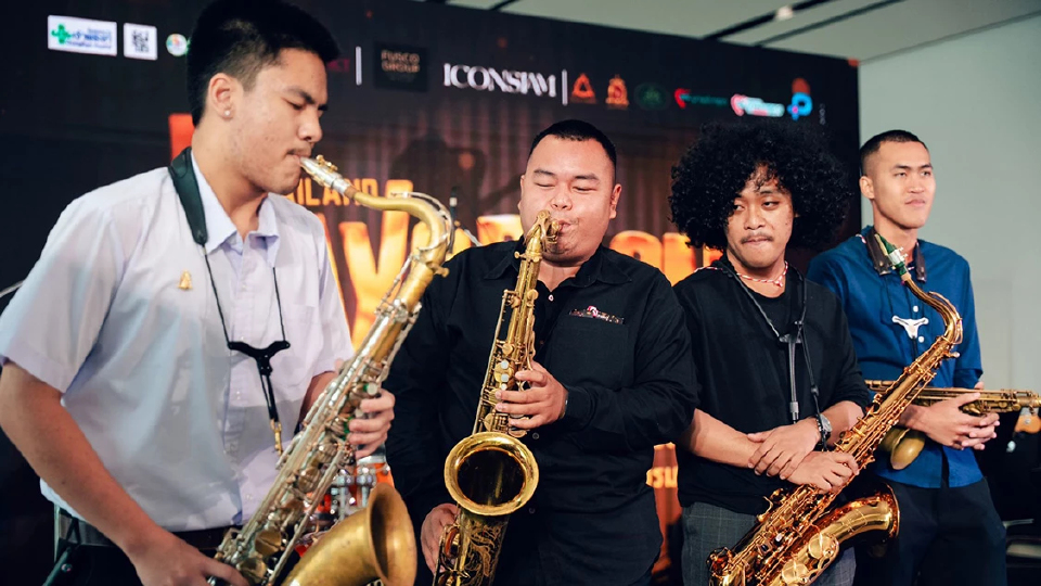 เยาวชนประชันแซ็กโซโฟน ในงาน Thailand Saxophone Competition 2025