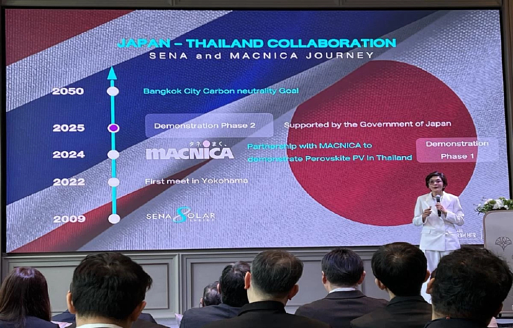 เสนาจับมือแม็คนิก้าแซนด์บ็อกซ์โซลาร์เพอรอฟสไกต์ในไทยครั้งแรก