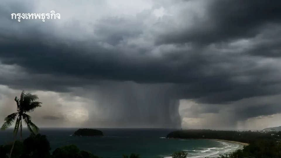 กรมอุตุ เตือน ภาคใต้ฝนตกหนักมาก 70% ไทยตอนบน อากาศเย็น มีฝน รวม กทม.