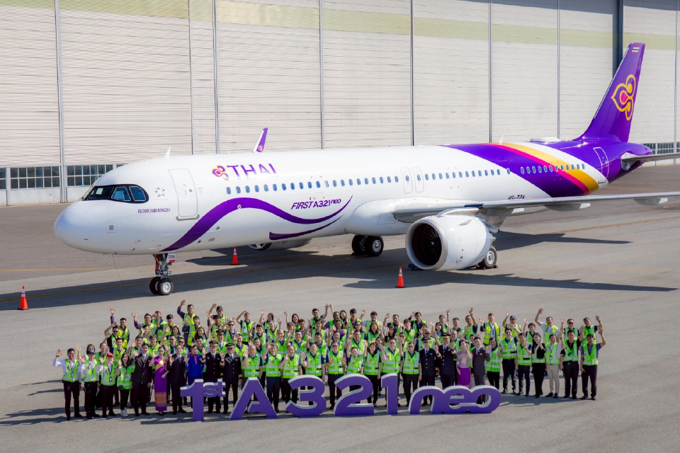 ‘การบินไทย’ รับ Airbus A321neo ลำแรก จัดเที่ยวบินปฐมฤกษ์ 22 ม.ค.นี้
