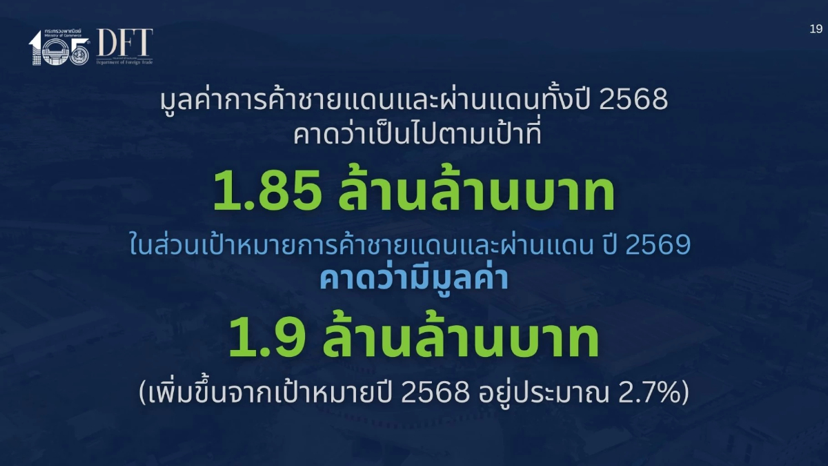 พาณิชย์เผยการค้าชายแดนไทย-กัมพูชา เหลือ 0 บาท เหตุปิดชายแดน