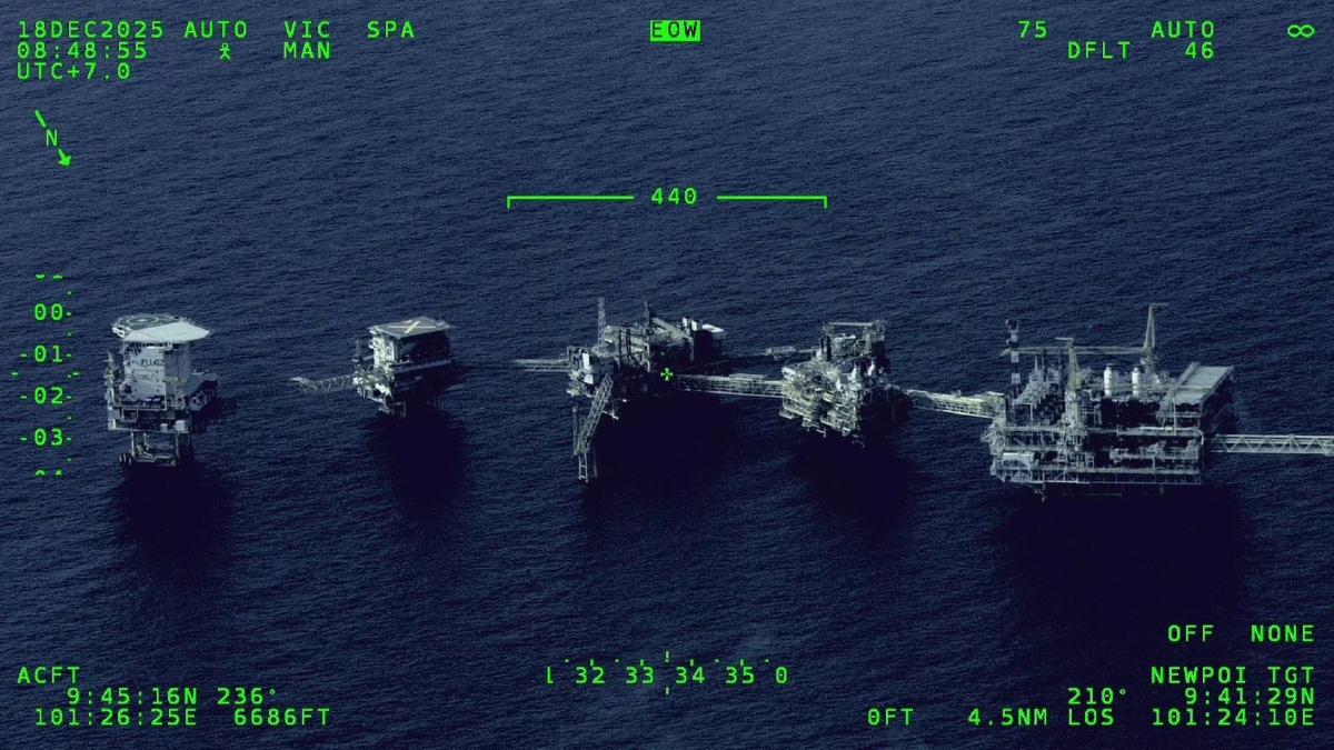 ทร. รับ พบโดรนป่วนแท่นขุดเจาะน้ำมันกลางอ่าวไทย ยัน ปกป้องโครงสร้างพื้นฐาน