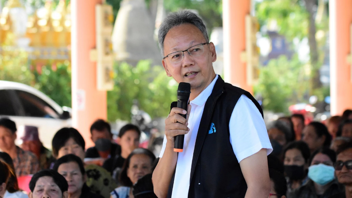 “เมฆินทร์” ส่งกำลังใจว่าที่ผู้สมัคร สส.ปชป. ภาคกลาง ยึดมั่นความโปร่งใส