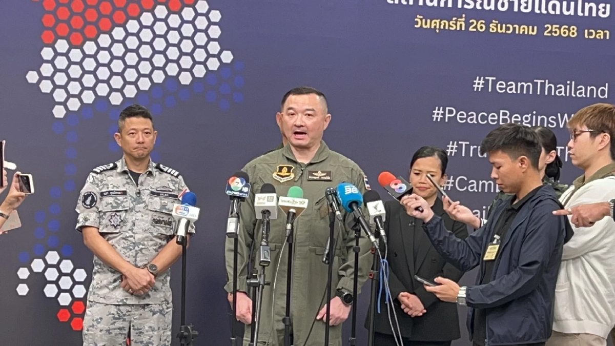 ทอ.เผยปฏิบัติการร่วมบก–อากาศ คุมพื้นที่ ‘บ้านหนองจาน’