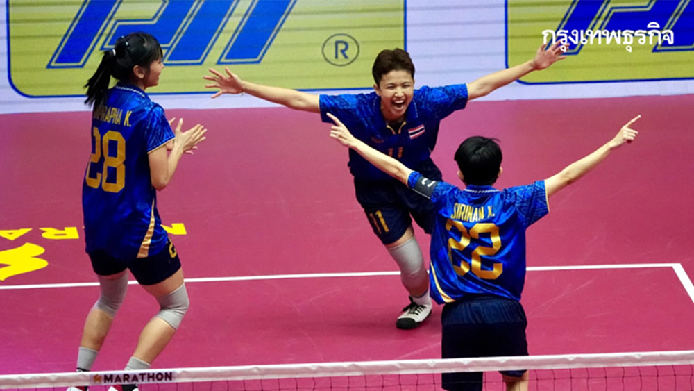 ตะกร้อสาวไทย ฟาดไม่ยั้ง ถล่มเวียดนาม คว้าเหรียญทองซีเกมส์ 2025