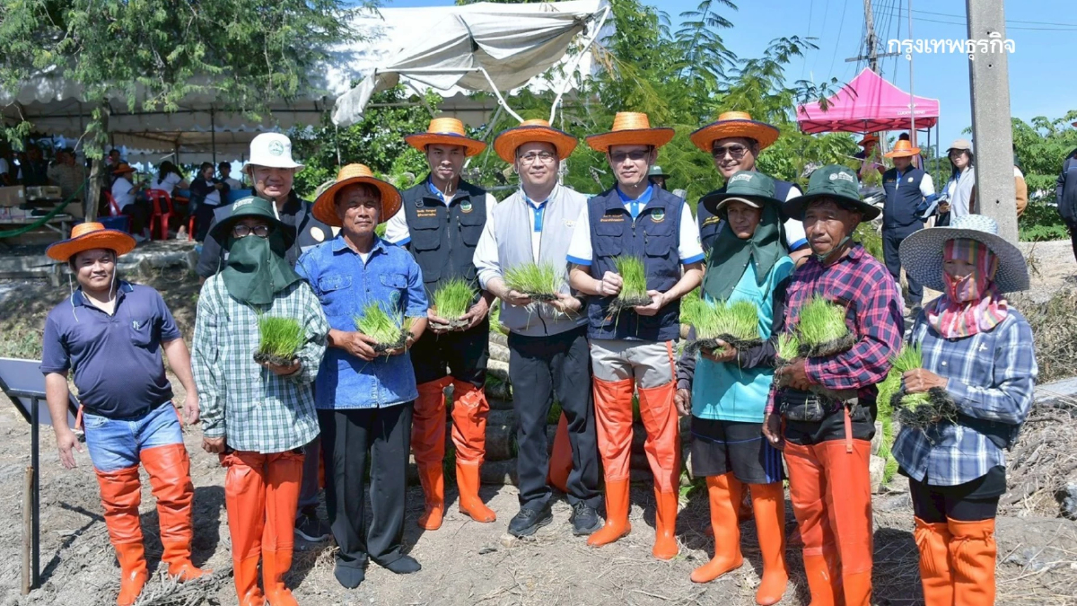 กรมชลฯ kick off ส่งเสริมนาเปียกสลับแห้งสู่การขยายผลพื้นที่ชลประทาน