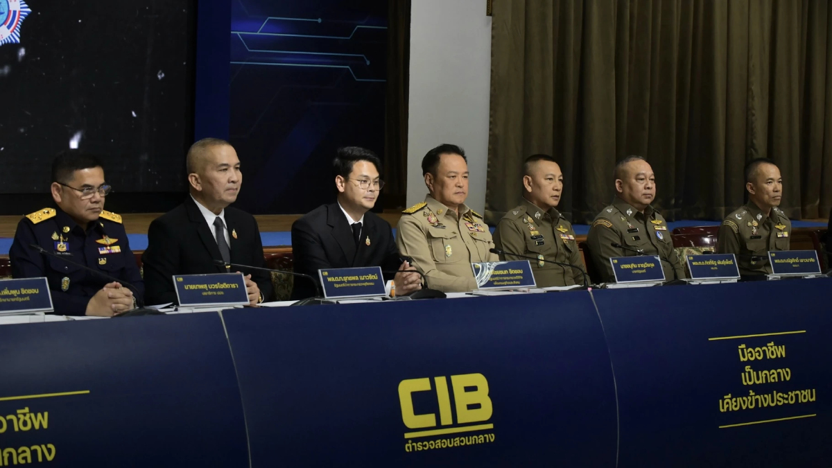 ‘อนุทิน’ นำแถลง ปราบสแกมเมอร์ ถอนสัญชาติ ‘ยิม เลียก’ อายัดทรัพย์หมื่นล้าน