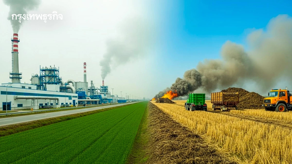 ‘มาตรการลดPM2.5’ในภาคอุตฯ-เกษตรฯ  ดันราคารับซื้อ-จัดการเศษวัสดุ-ตีตราGAP