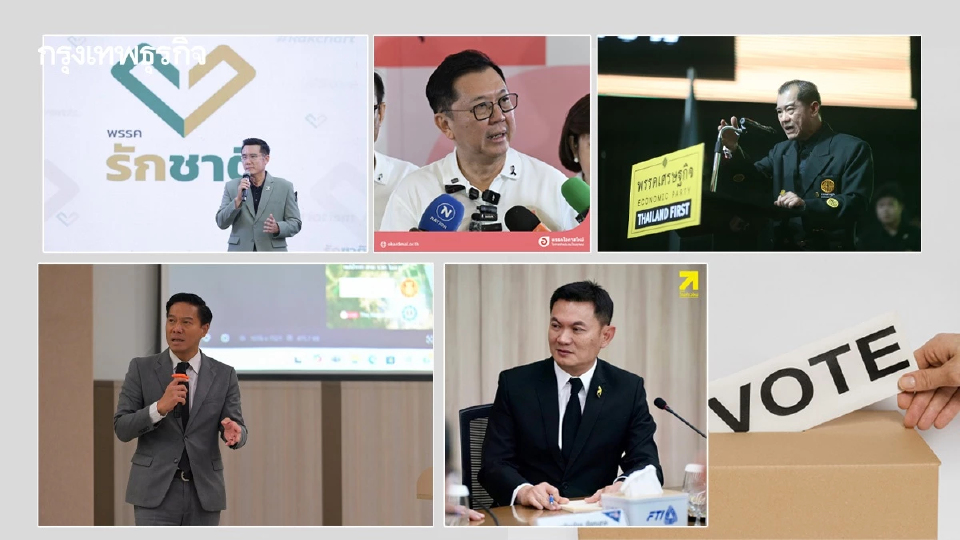 เปิดโฉมหน้า '5พรรคการเมือง (น้อง) ใหม่' ลุยเลือกตั้ง69