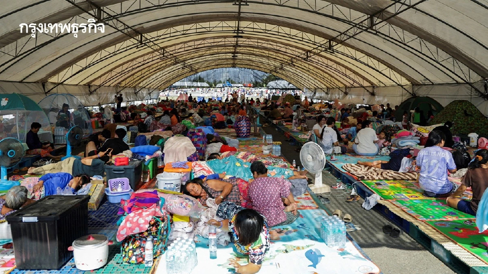 สระแก้ว เปิดศูนย์พักพิง 5 แห่ง รับผู้อพยพ 1.8 แสนคน จากเหตุปะทะชายแดน