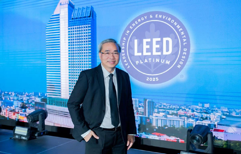 ซีดับเบิ้ลยู ทาวเวอร์ ปักธง LEED ยกระดับออฟฟิศสีเขียวสู่ Net Zero