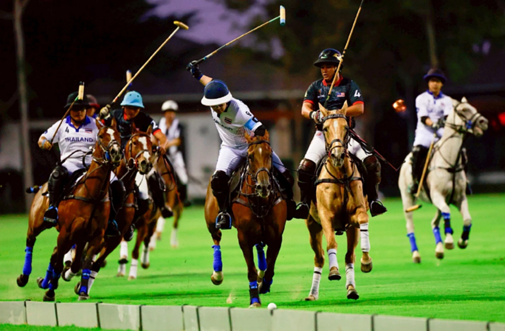ทีมนักกีฬาขี่ม้าโปโลทีมชาติไทย โชว์ฟอร์มเดือด เอาชนะมาเลเซีย ในซีเกมส์ ครั้งที่ 33