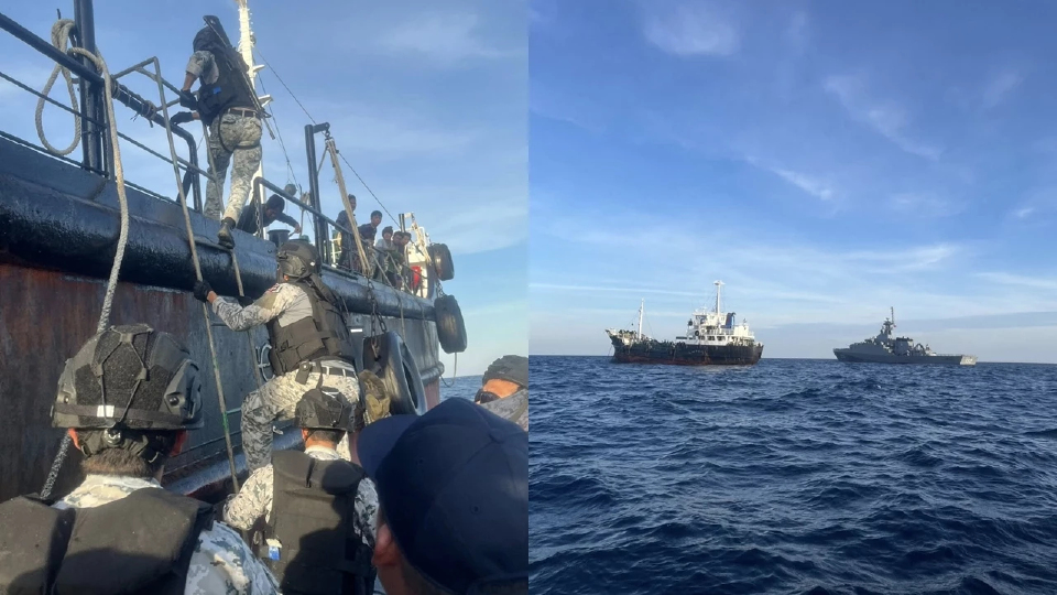 จับเรือบรรทุกน้ำมันกลางอ่าวไทย ตรวจสอบขนยุทธปัจจัยไปกัมพูชา