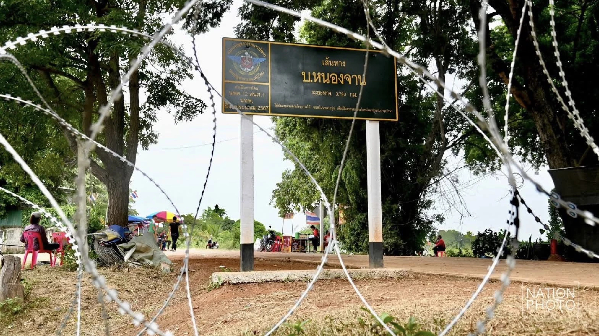 ‘กัมพูชา’ ส่งรถสายพาน เข้าบ้านหนองจาน ‘กองทัพ’ ยิงสกัด รักษาอธิปไตย