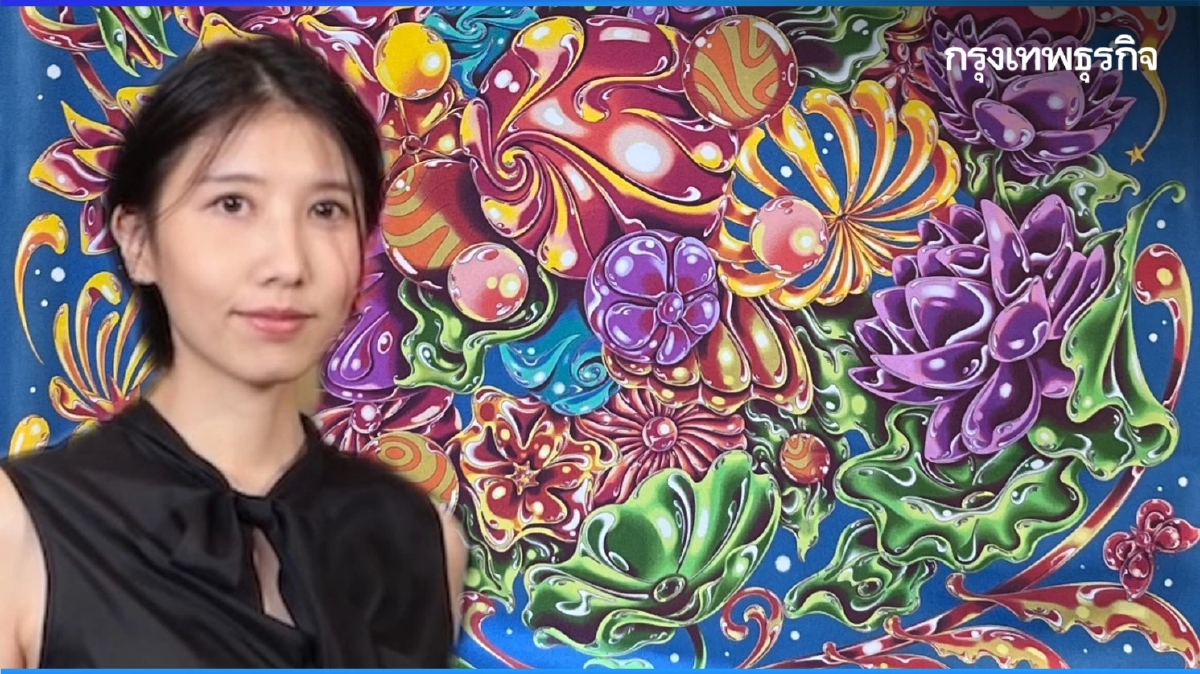 Lili Tae ศิลปิน Digital Art ฝากผลงานศิลปะบนผ้าไหม จิม ทอมป์สัน