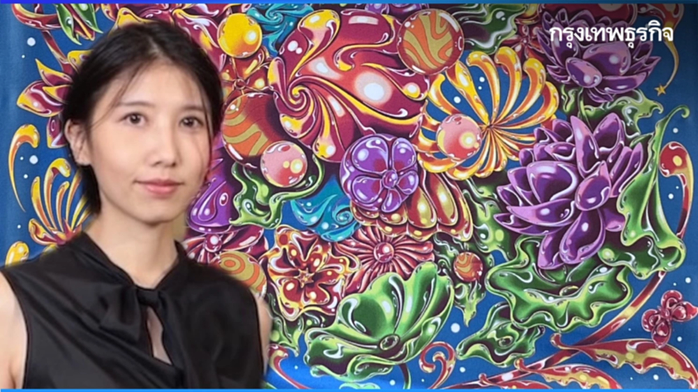 Lili Tae ศิลปิน Digital Art ฝากผลงานศิลปะบนผ้าไหม จิม ทอมป์สัน