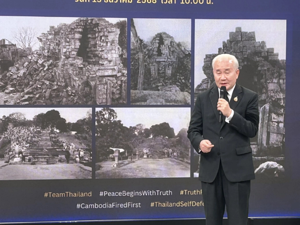 'อธิบดีกรมศิลป์' ย้ำ ทหารไทย ยึด 'ปราสาทตาควาย' ให้ได้ ไม่ต้องกังวล ซ่อมได้