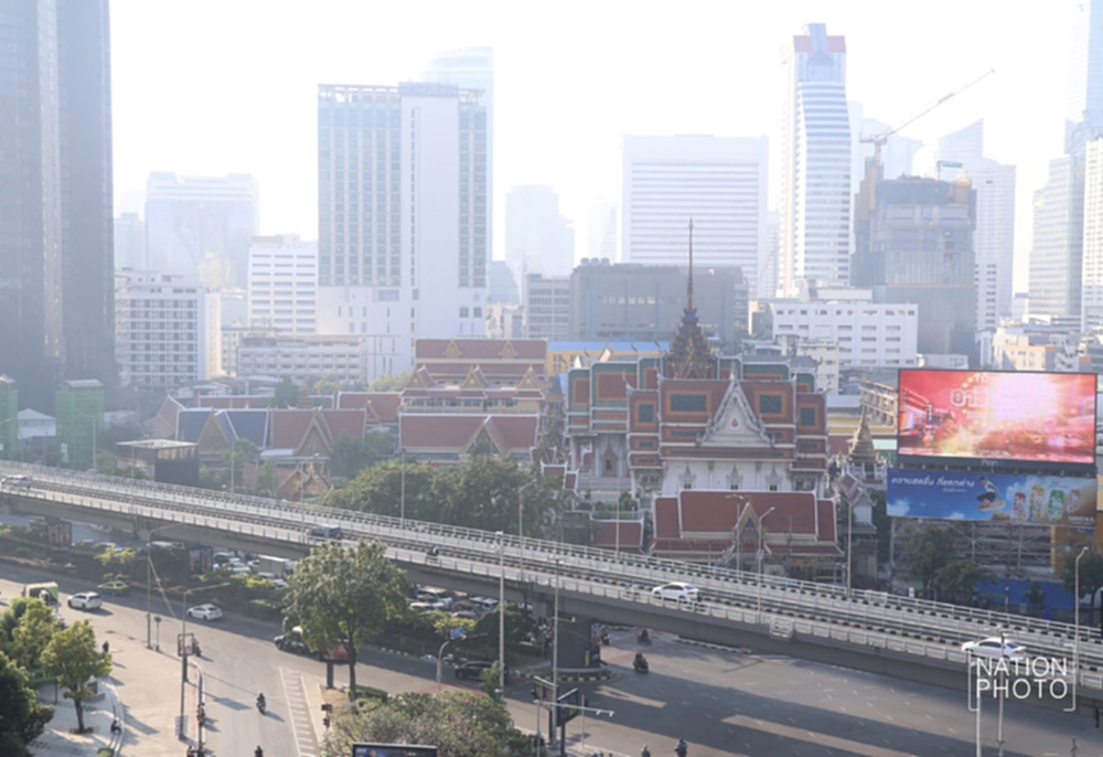 PM 2.5 กรุงเทพฯ พุ่งเกินมาตรฐาน 62 พื้นที่ขึ้นระดับสีส้ม เขตบางรักสูงสุด 