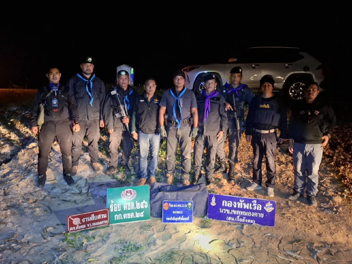 กกล. สุรศักดิ์มนตรี สนธิกำลัง จับยาบ้าล็อตใหญ่ 2.6 แสนเม็ด