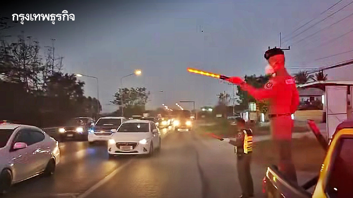 รถแน่น! แห่กลับ กทม. หลังฉลองปีใหม่ M6 กม.155 ปริมาณรถมาก - สายเอเชียรถชะลอตัว