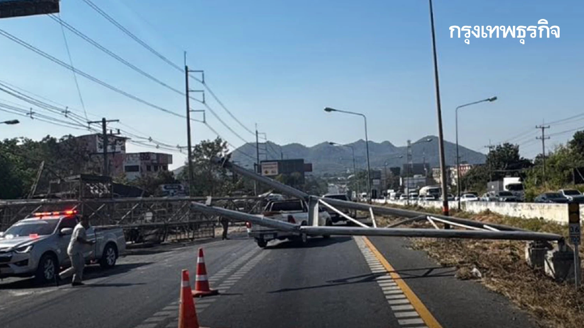เลี่ยงเลย! ปิดถนนมิตรภาพ ขาเข้า กรุงเทพ กู้ซากรถพ่วง คาดรถติดสะสม