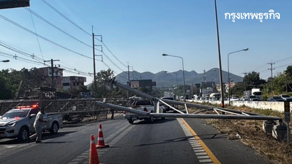 เลี่ยงเลย! ปิดถนนมิตรภาพ ขาเข้า กรุงเทพ กู้ซากรถพ่วง คาดรถติดสะสม