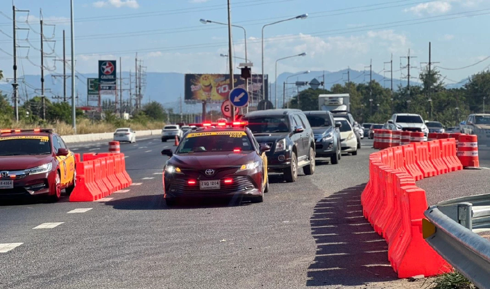 จราจรล่าสุด ถ.มิตรภาพ ขาเข้า กทม. รถแน่นมวกเหล็ก ท้ายแถวยาว 5 กม.